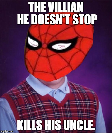 Spider-Man Bad Luck Brian Memes