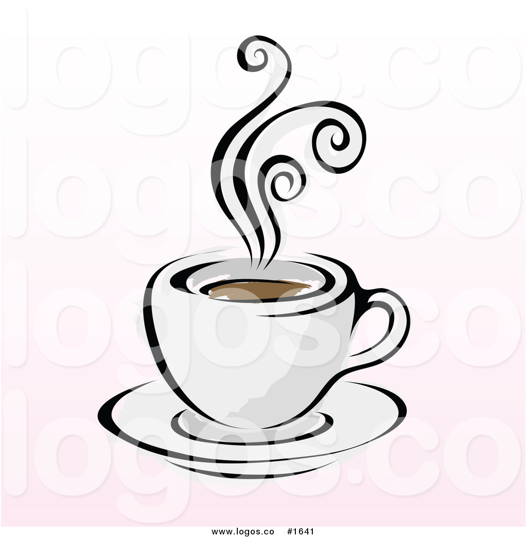Steaming Coffee Cup Logo