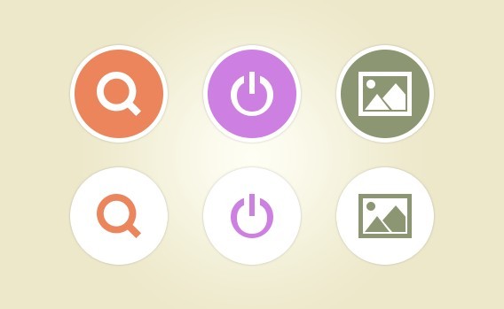 Style Flat Icons PSD