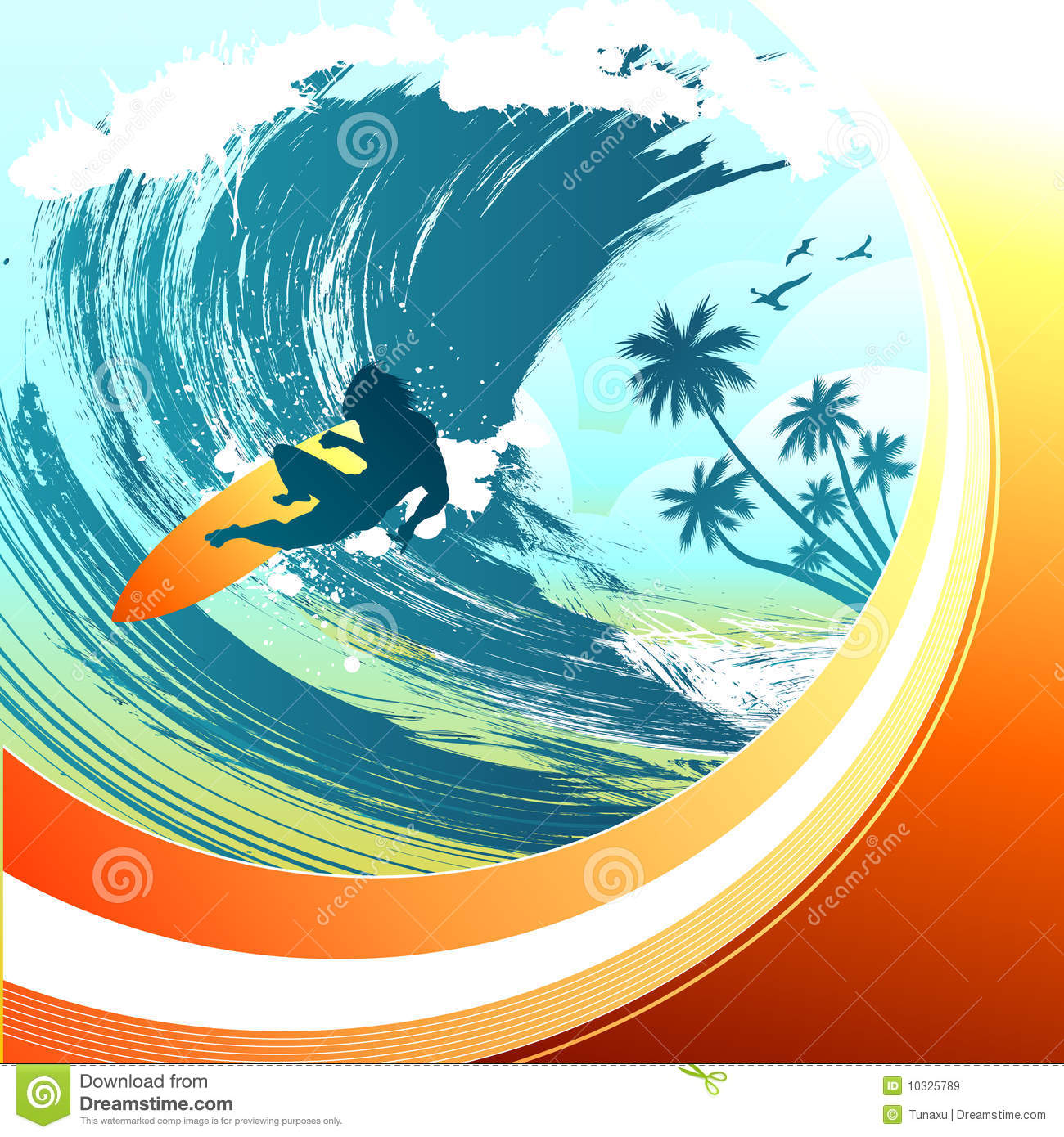 Surfing Vector