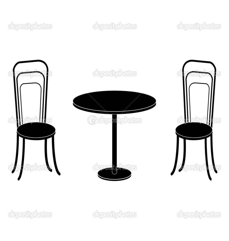 Table with Two Chairs
