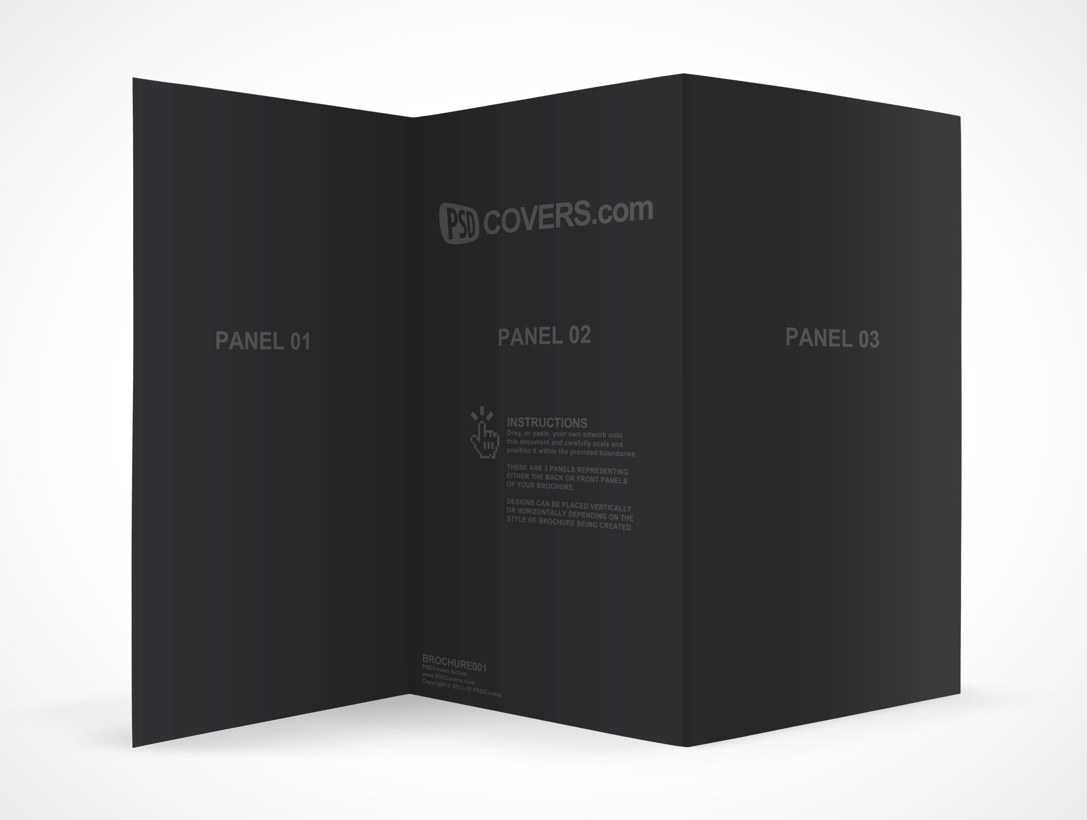 Tri-Fold Brochure Mockup