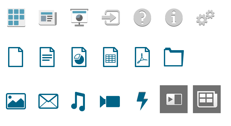 User Interface Icons