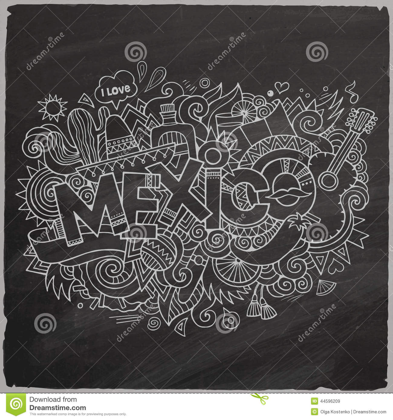 Vector Chalkboard Doodle Vector Chalkboard Doodle
