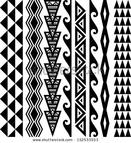 Vector Hawaiian Tattoo Designs