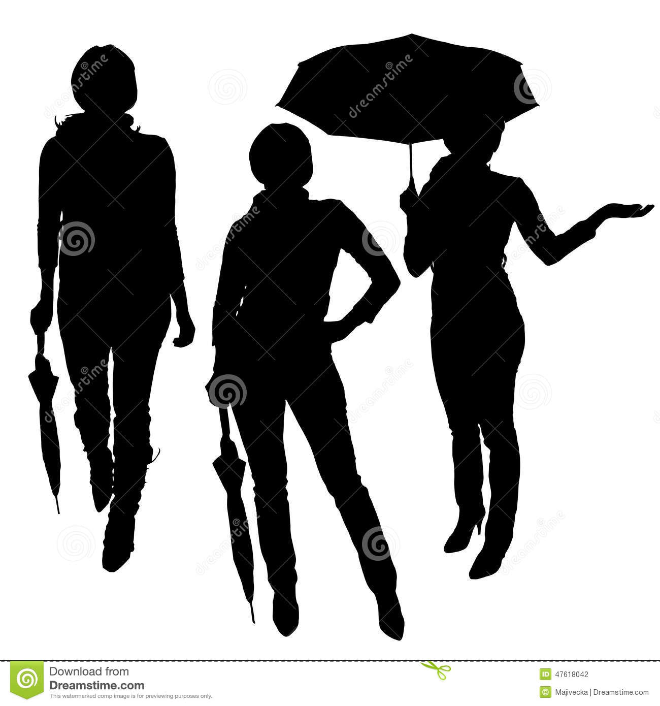 Vector Images Silhouette Group of Women
