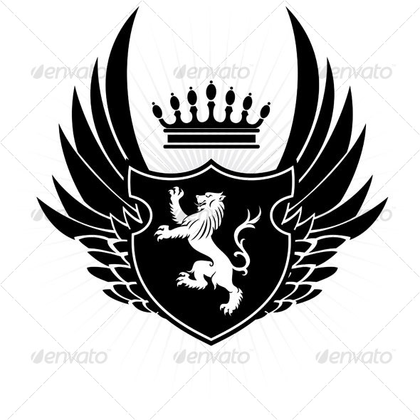Vector Lion Crest Logo