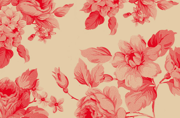 Vintage Floral Photoshop Brush Set