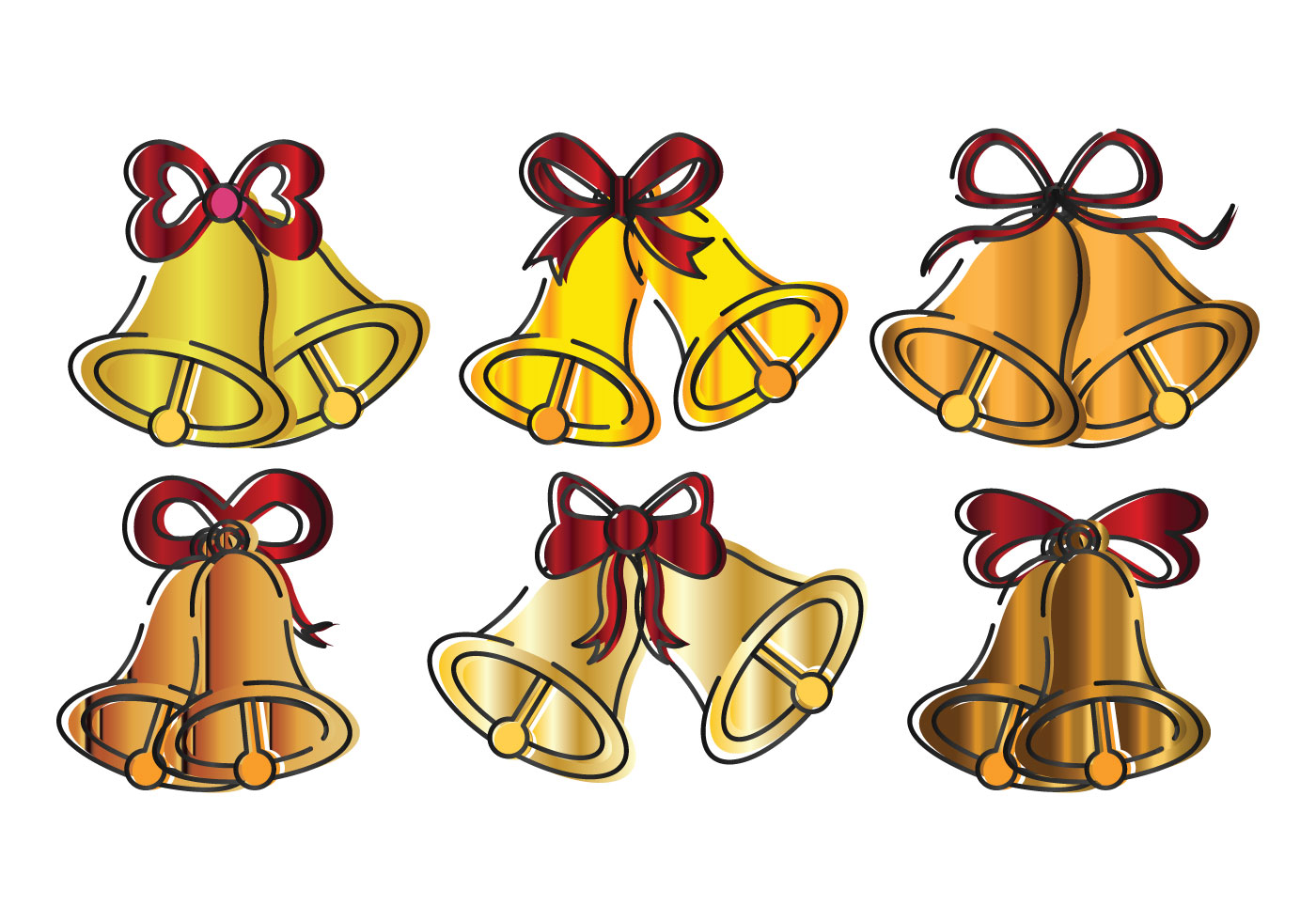 Wedding Bells Vector Art Free