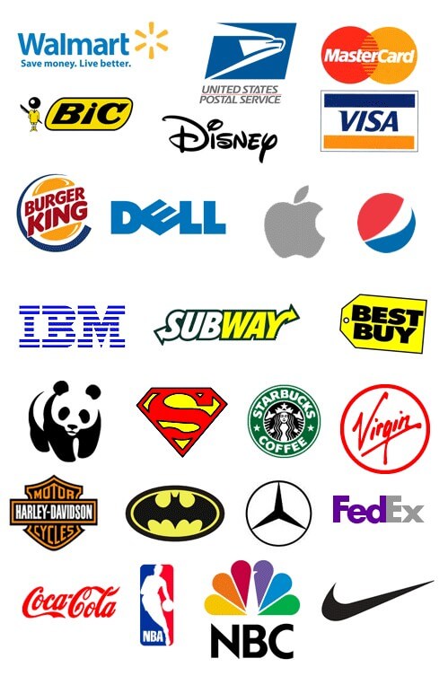 Well Known Company Logos