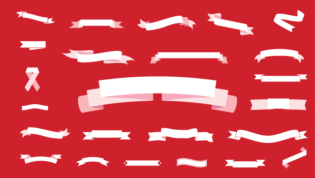 White Ribbon Vector White Ribbon Vector