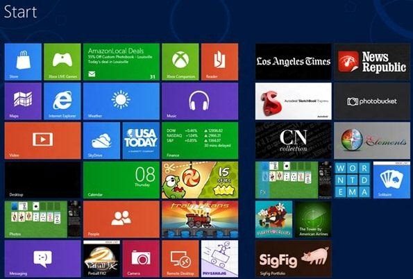 Windows 8 Metro Desktop Icons