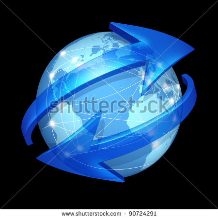 World Globe International Symbol World Globe International Symbol