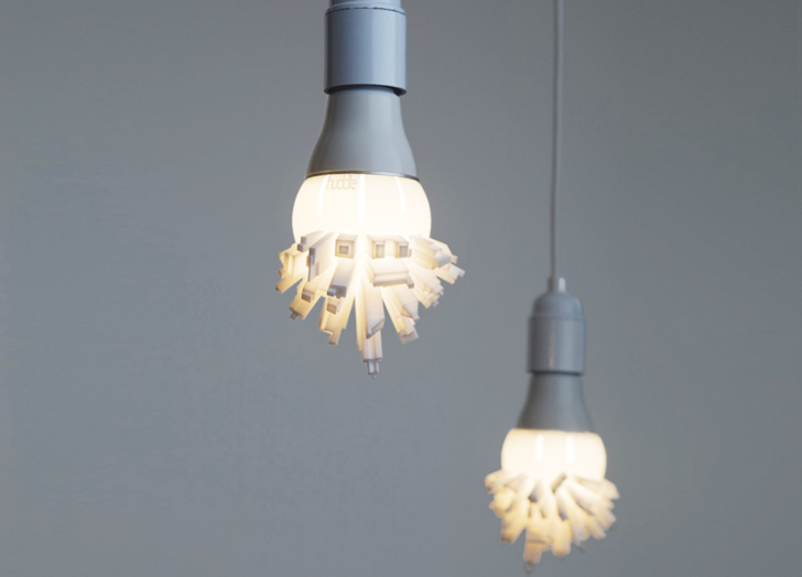 3D Printed LED Light Bulbs