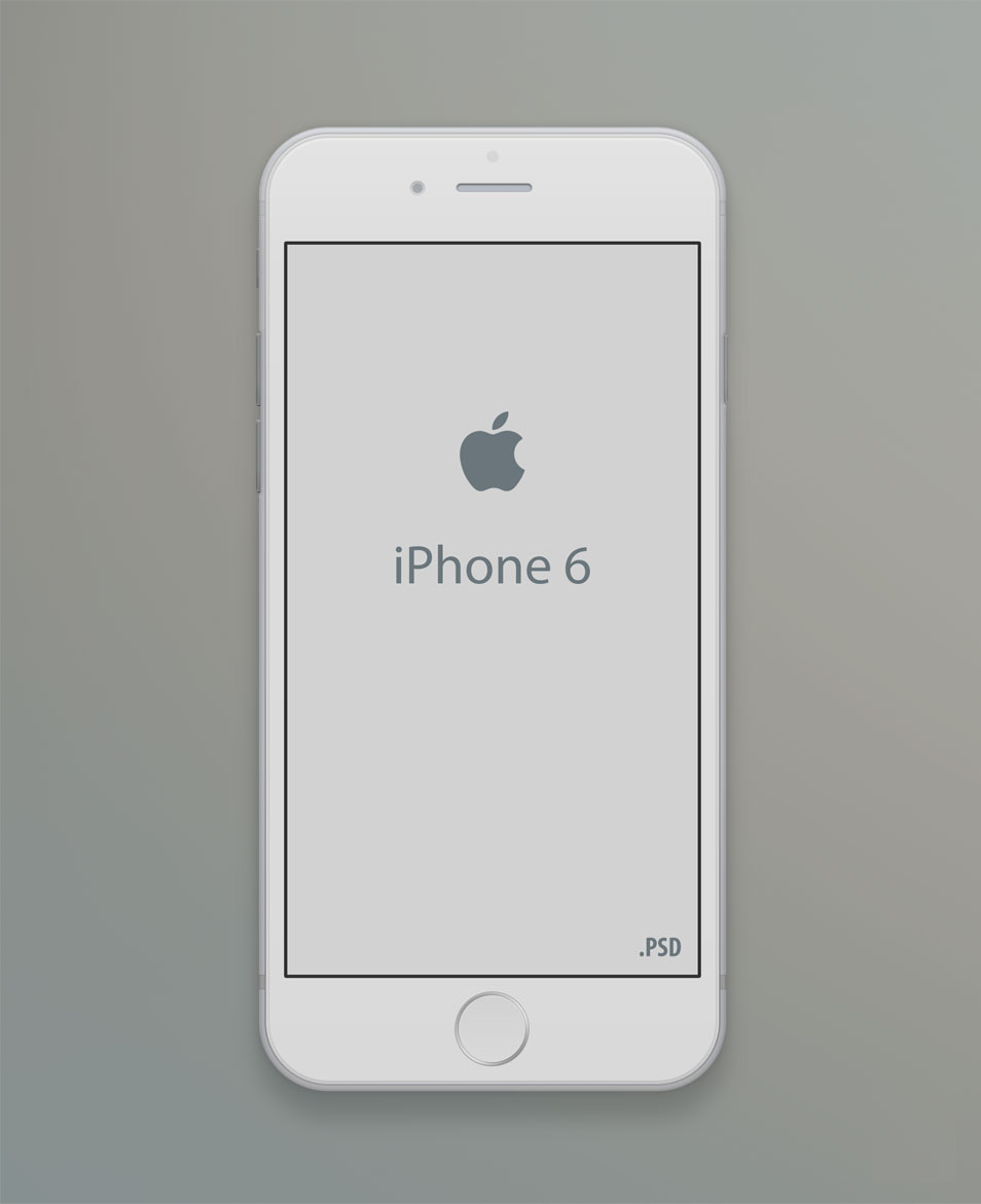 6 iPhone PSD Template