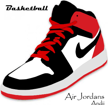 Air Jordan Shoes Vector