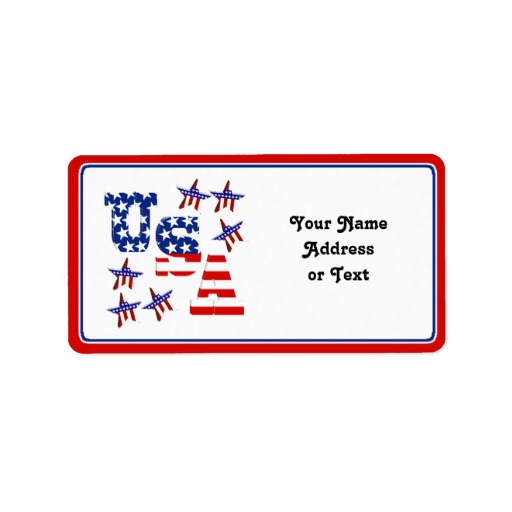 American Flag Border Art Microsoft Word