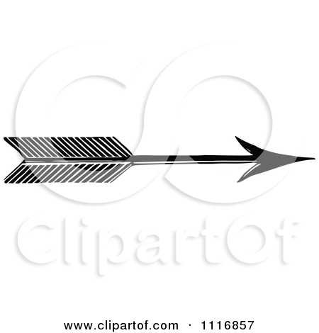 Archery Arrow Clip Art Black and White