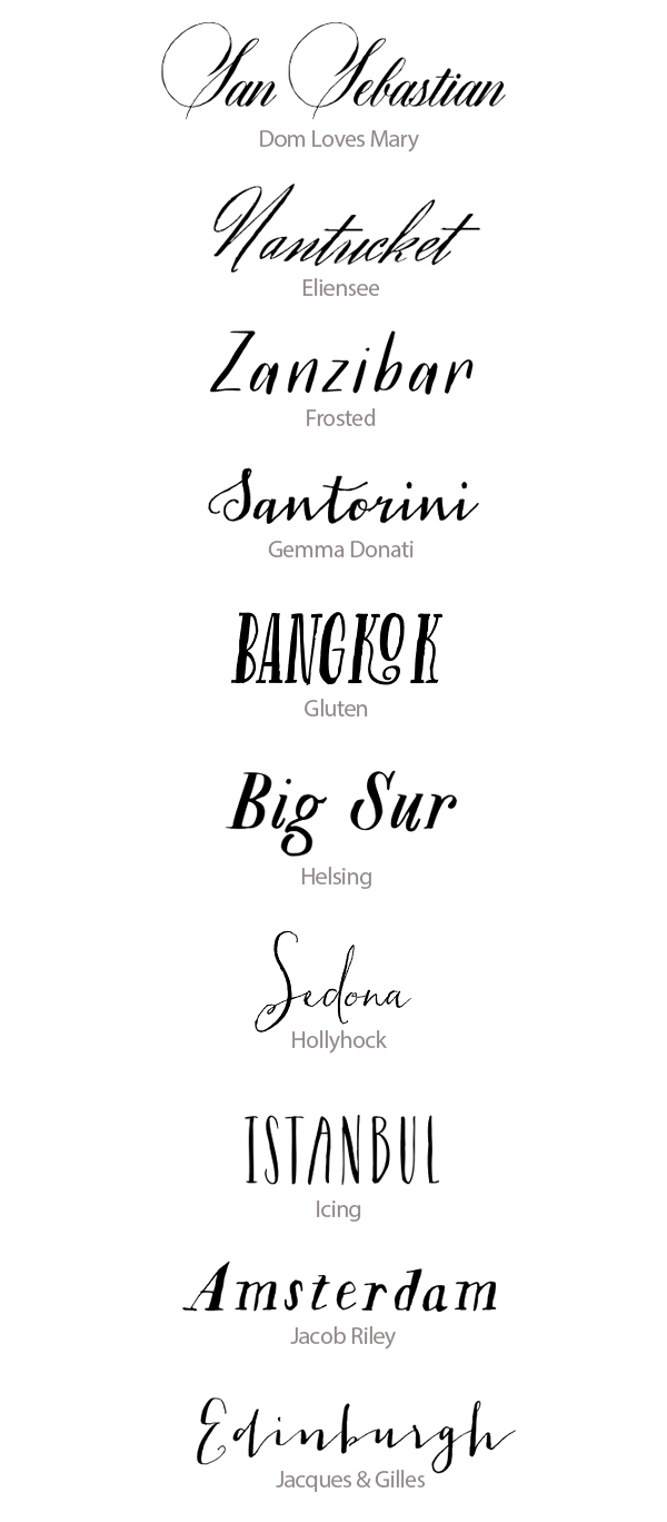 Best Hand-Lettered Fonts Best Hand-Lettered Fonts