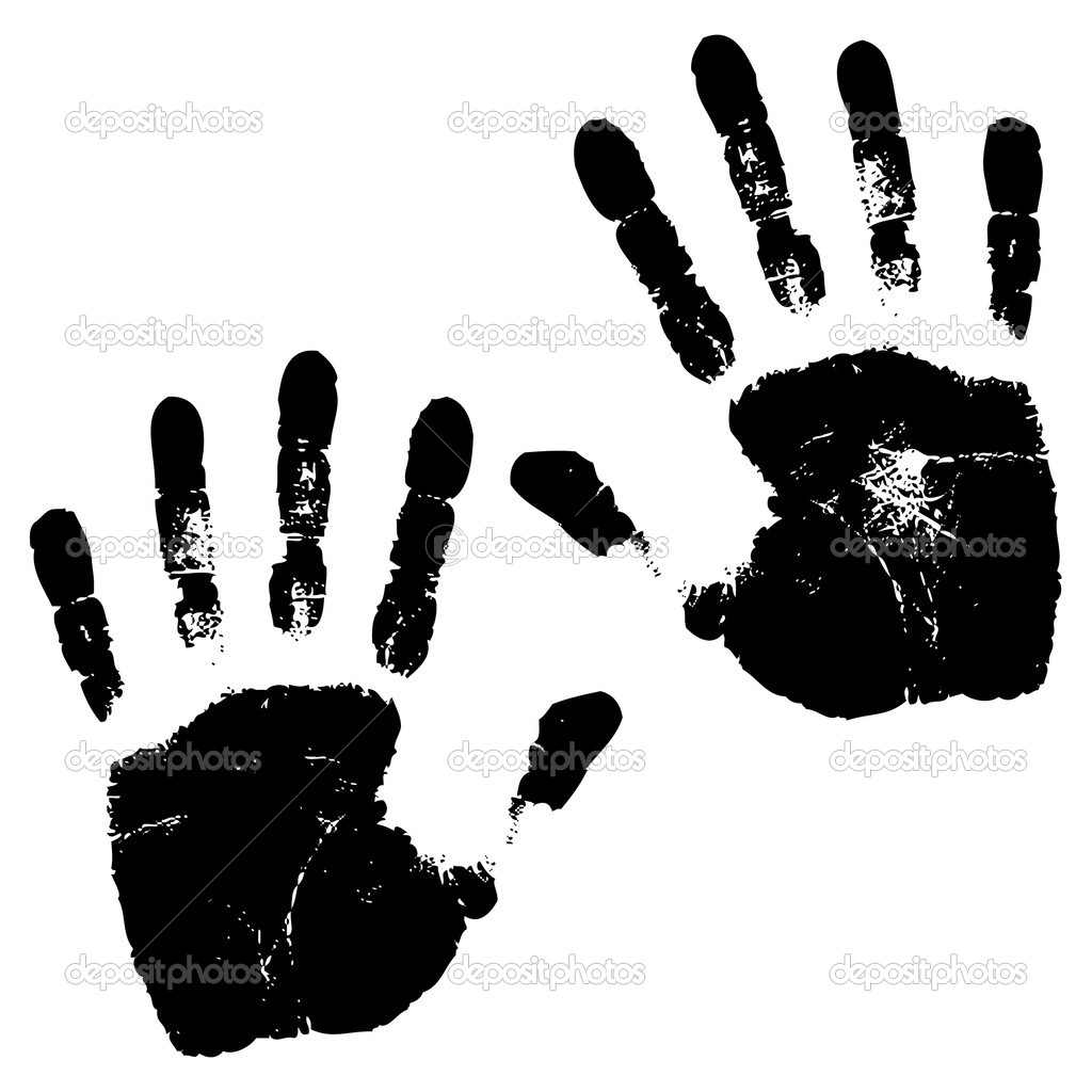 Black Hand Print