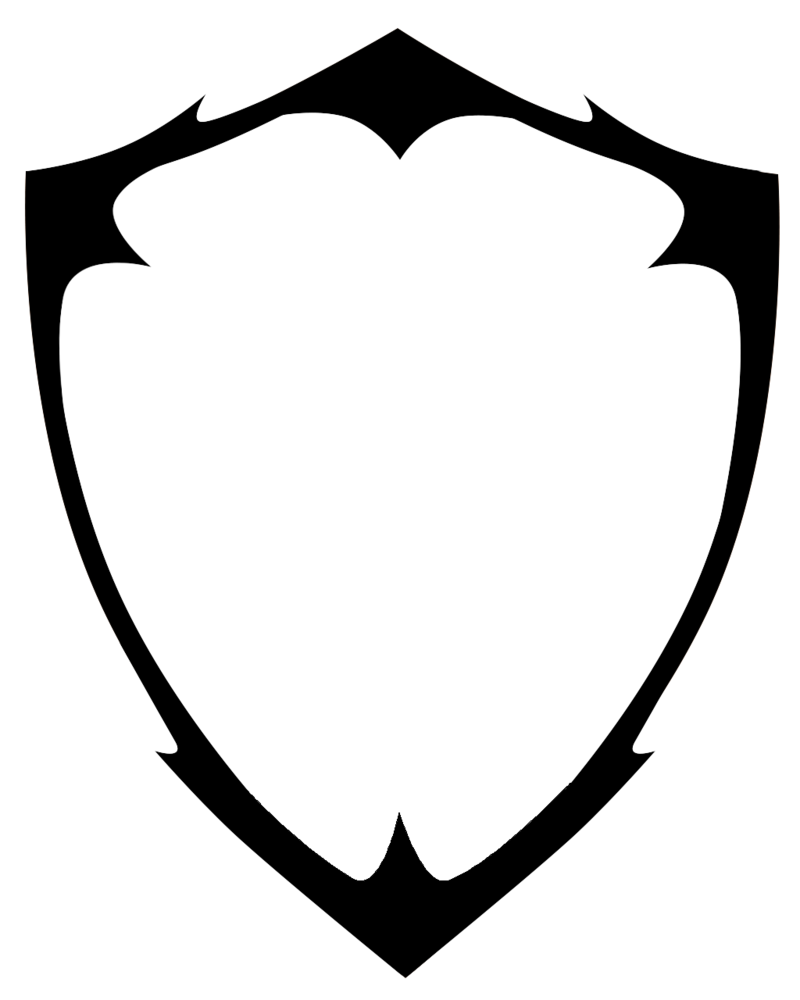 Blank Shield Logo Vector