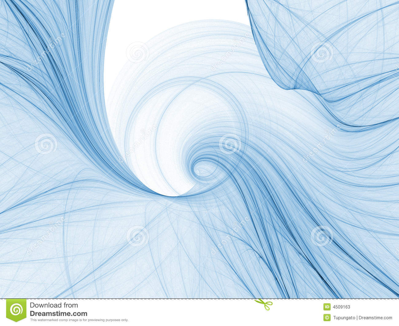Blue Abstract Swirl Graphics