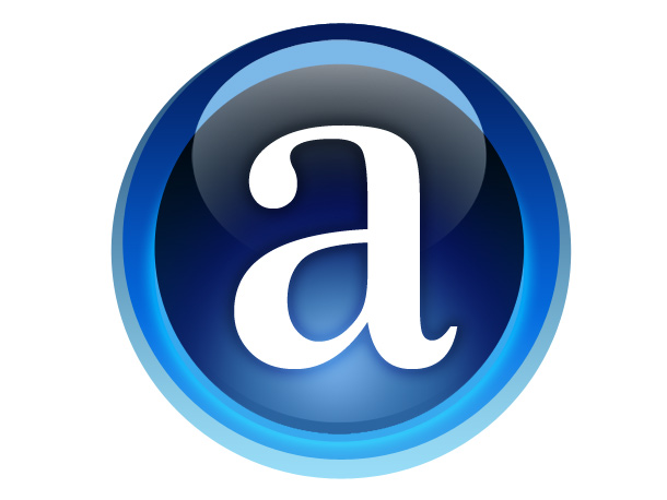 Blue Circle Logo with a Letter in Logistics Blue Circle Logo with a Letter in Logistics