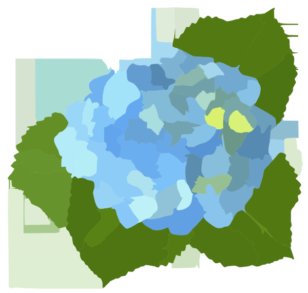 Blue Hydrangea Clip Art Free