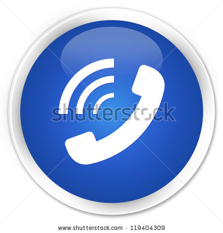 Blue Phone Icon