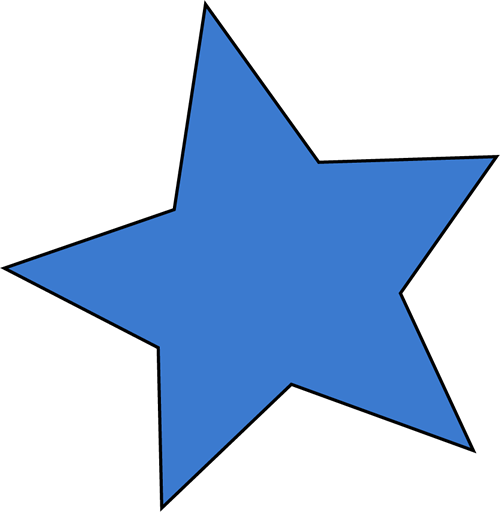 Blue Star Clip Art Transparent Blue Star Clip Art Transparent