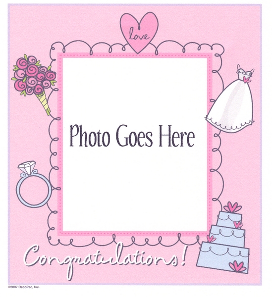 Bridal Shower Frame Bridal Shower Frame