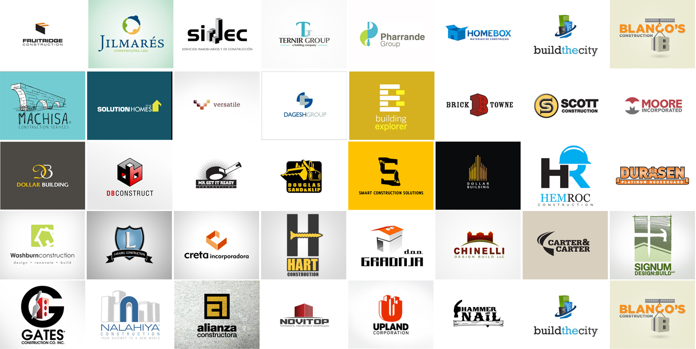 Building Construction Logo Building Construction Logo