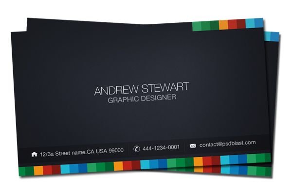 Business Card Template Photoshop