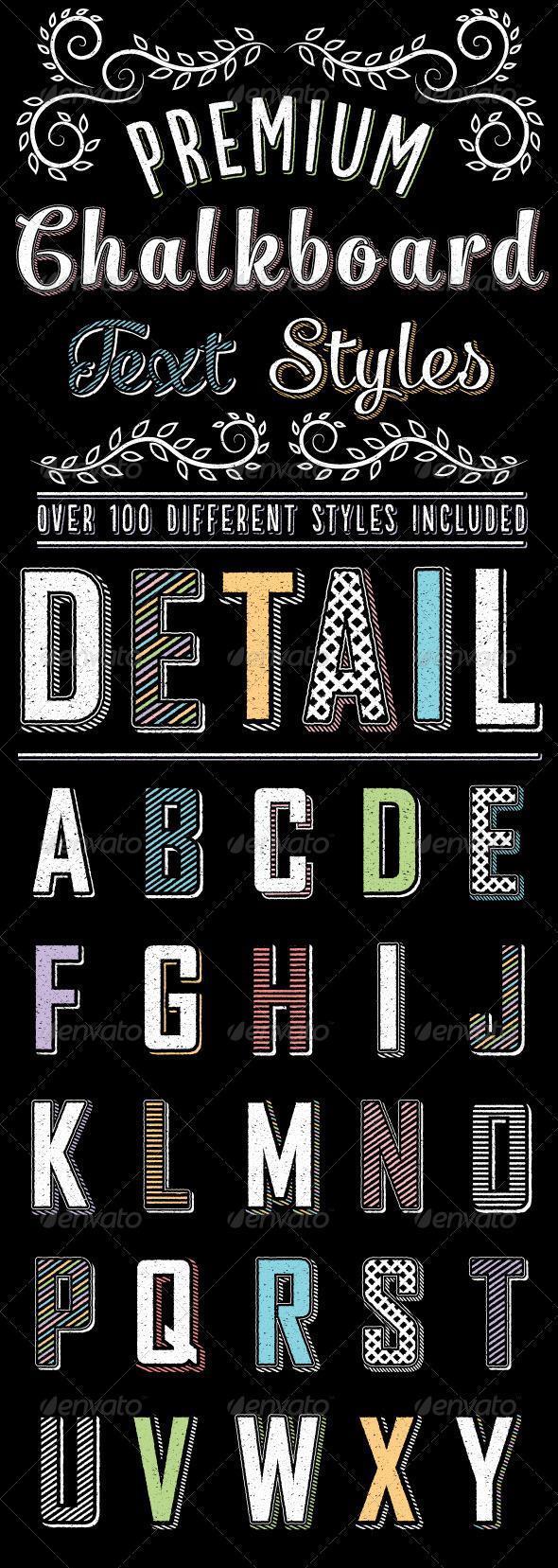 Chalk Text Photoshop Style