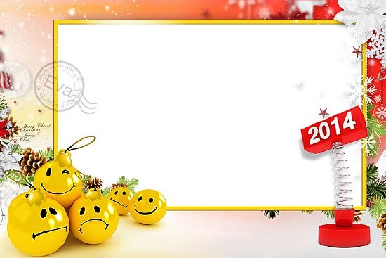 Christmas Photoshop Frames Template