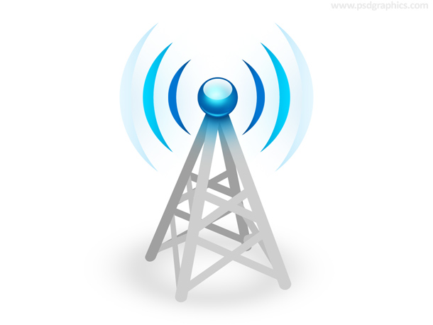 Communication Antenna Tower Icon
