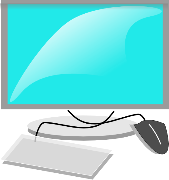 16 Photos of Computer Icon Clip Art Free