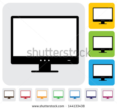 Computer Monitor Graphic
