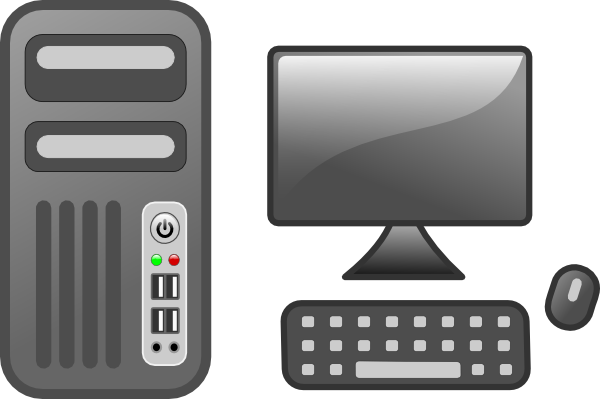 Computer Workstation Clip Art