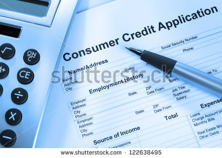 Consumer Credit Application Blank