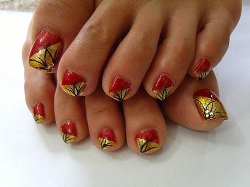 Cool Toe Nail Art Designs