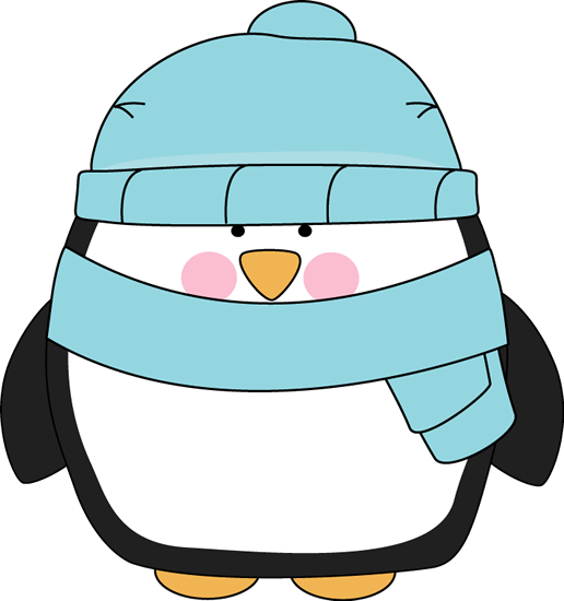 Cute Winter Penguin Clip Art