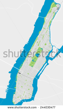 Detailed Map of Manhattan New York Detailed Map of Manhattan New York