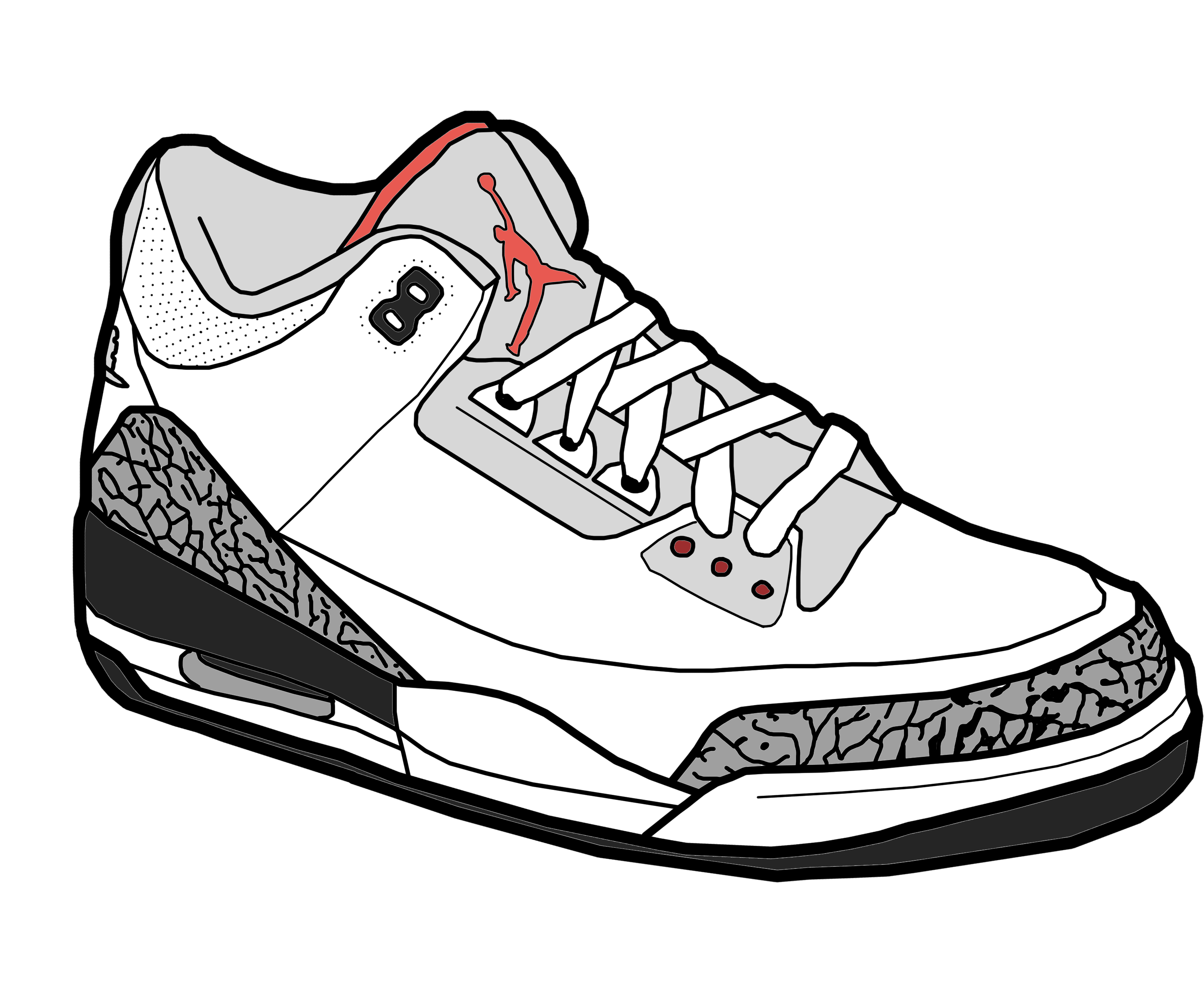 cartoon jordan 4