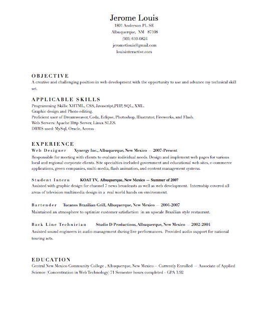 Electronic Assembler Resume