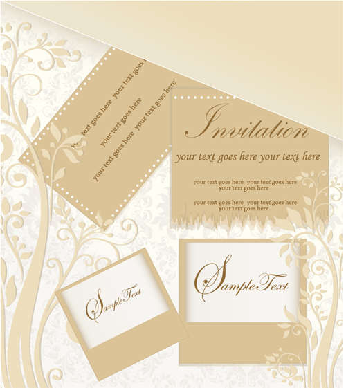 Elegant Invitation Design Vector