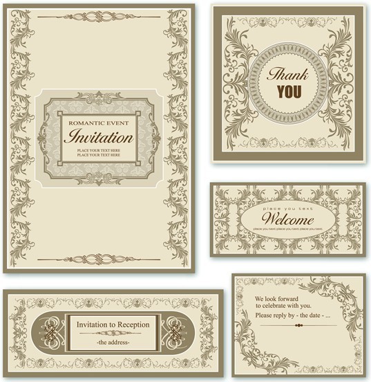 Elegant Wedding Invitation Card Designs