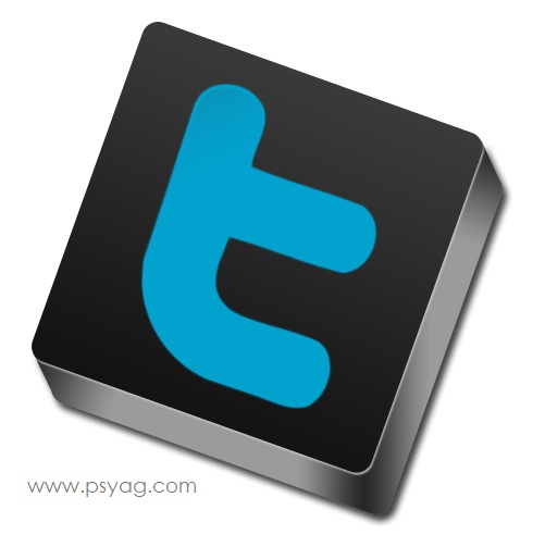 Facebook Twitter Icon Black