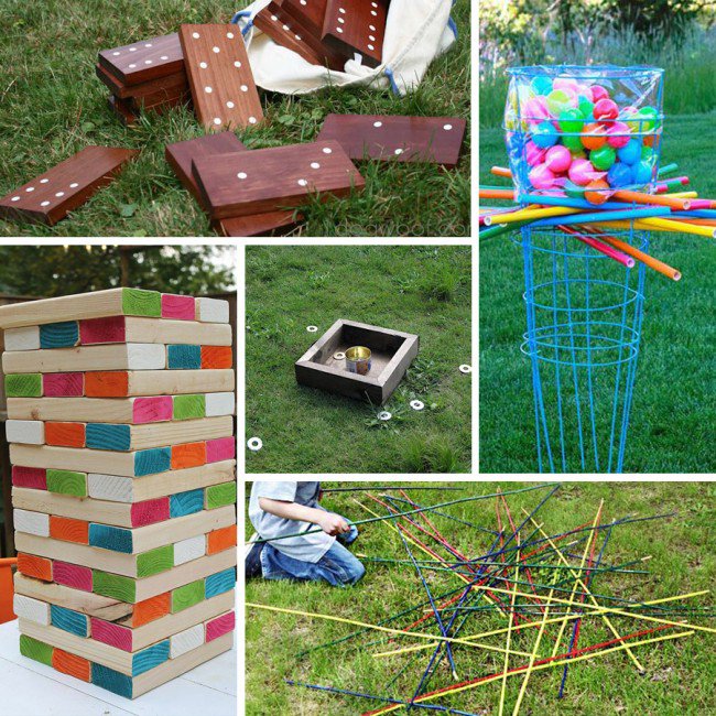 Family Outdoor Games DIY