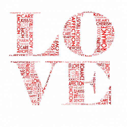 Fancy Love Word Art